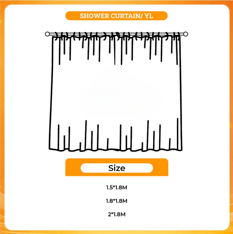 3D shower curtain - Helluva Boss Store