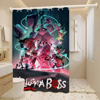 Helluva Boss Musical Shower Curtain