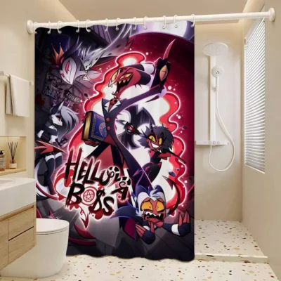 Helluva Boss Funny Shower Curtain
