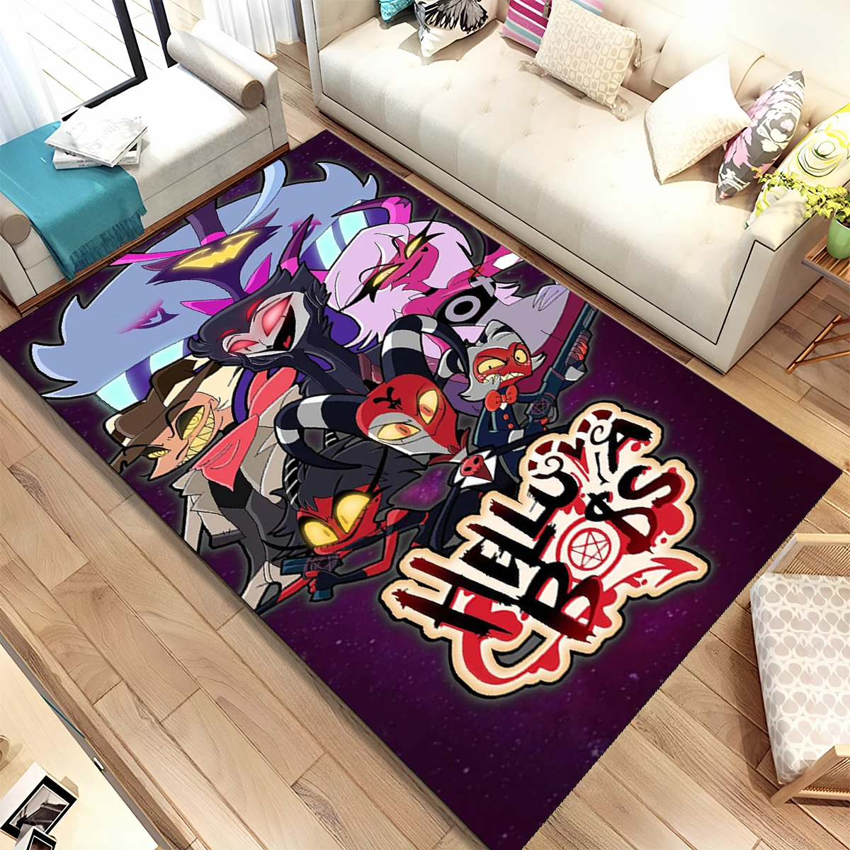 Helluva Boss Blitzo Non-Slip Rug