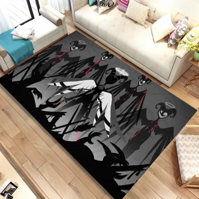Helluva Boss Blitzo Dark Theme Rug