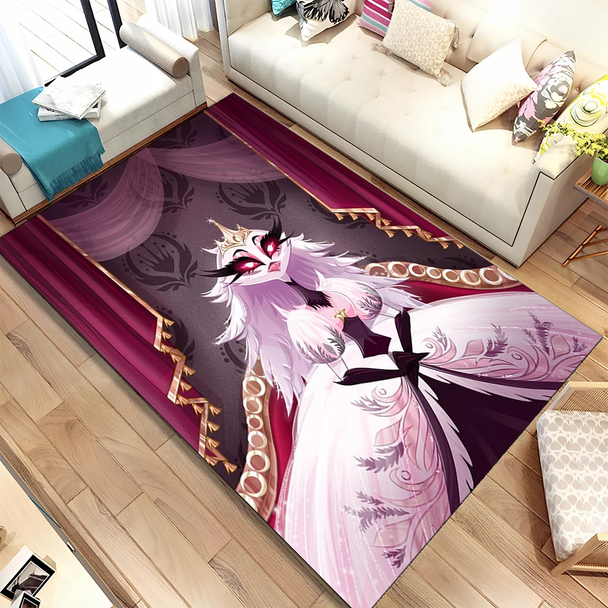 Helluva Boss Blitzo Colorful Rug