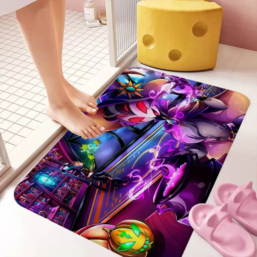 Cartoon Helluva Boss Colorful Bath Mat