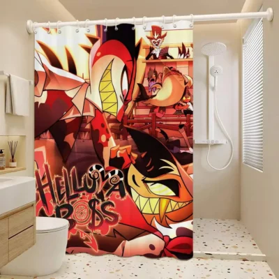 Helluva Boss Modern Shower Curtain