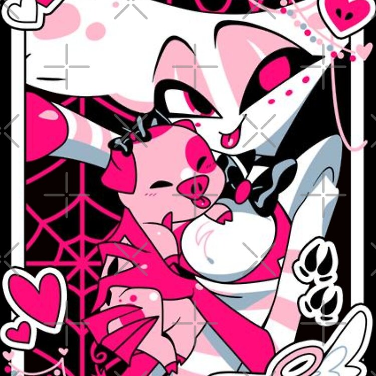 Angel Dust And Fat Nugget Selfie Hazbin Hotel Tote Bag - Image 2