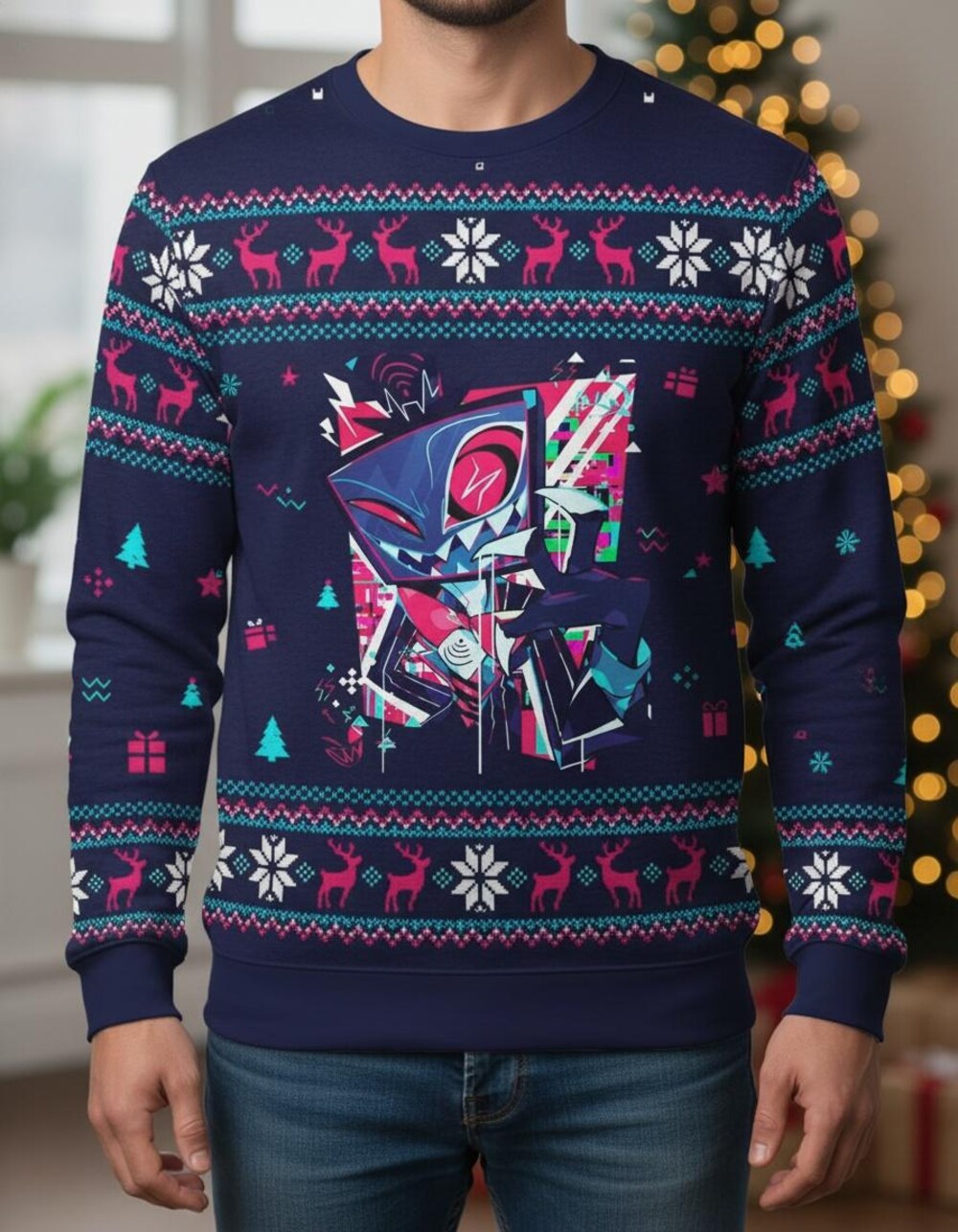 Helluva Boss Classic Ugly Christmas Sweater