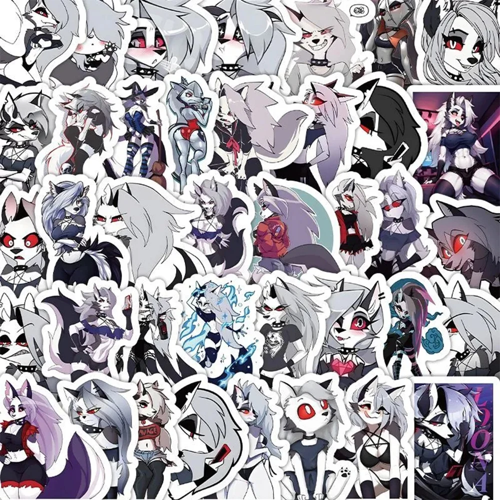 10/30/50/100pcs Helluva Boss Loona Stickers