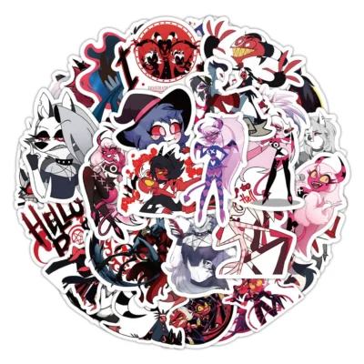 50 Sheets Edgy Anime Helluva Boss Sticker