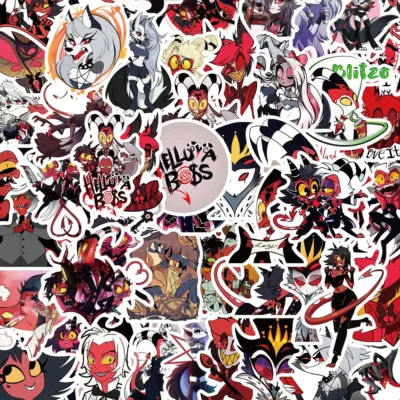 10/30/50/100pcs Helluva Boss Anime Stickers