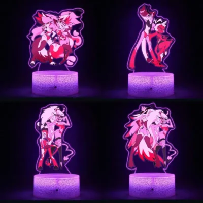 Anime Night Light for Helluva Boss Stplas Blitzo Octavia Anime Led Lamp