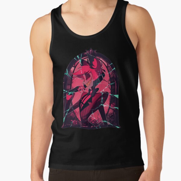Stained Glass Alastor Cracked Tank Top - Image 3