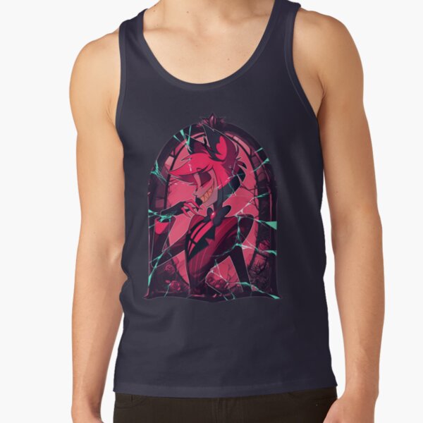 Stained Glass Alastor Cracked Tank Top - Image 4
