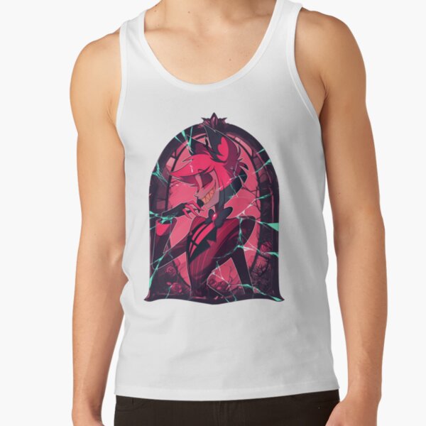 Stained Glass Alastor Cracked Tank Top - Image 2