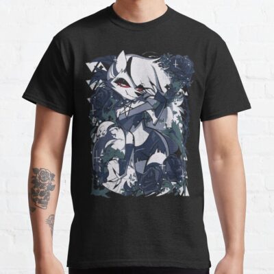 Helluva Boss Loona Floral Print T-Shirt