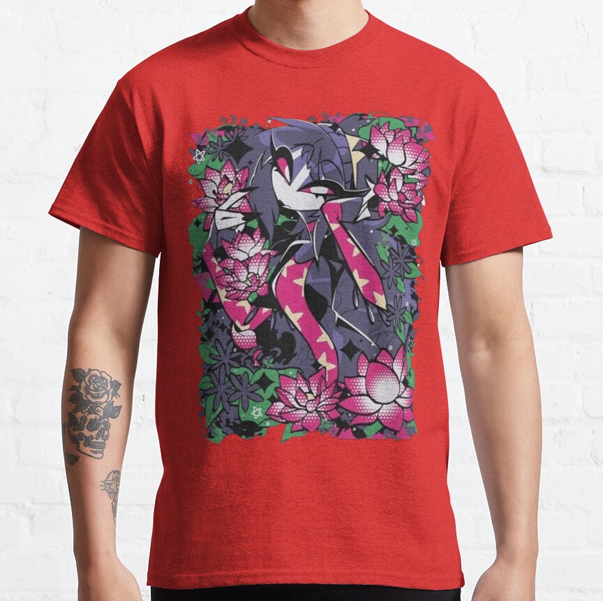 Helluva Boss Octavia Floral T-Shirt - Image 5