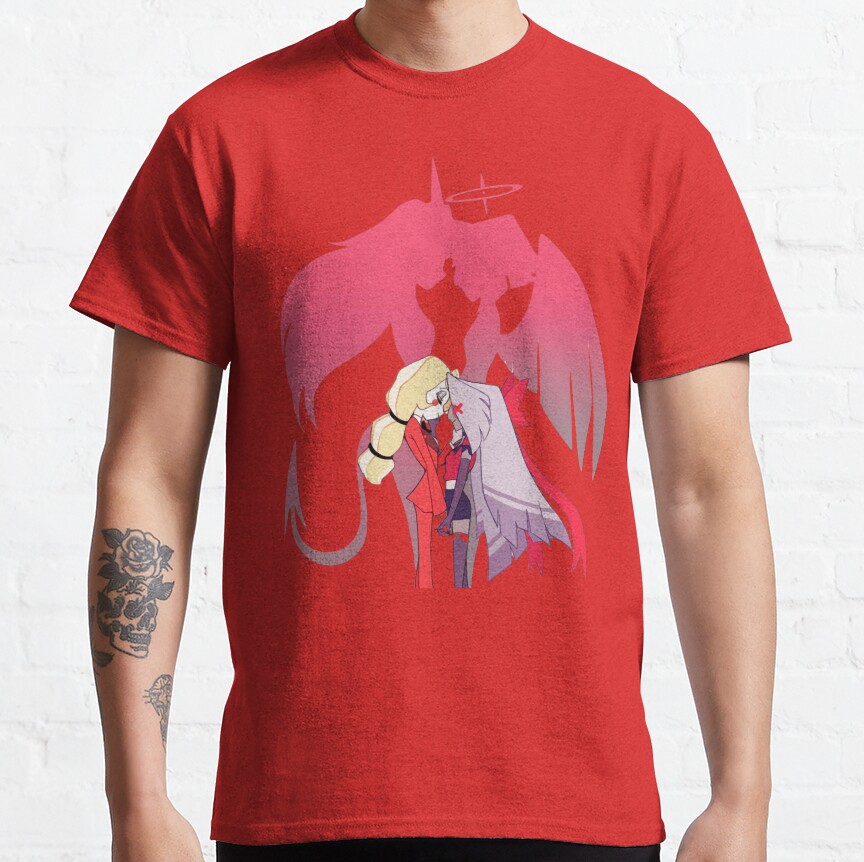Charlie Morningstar And Vaggie Hazbin Hotel T-Shirt - Image 4