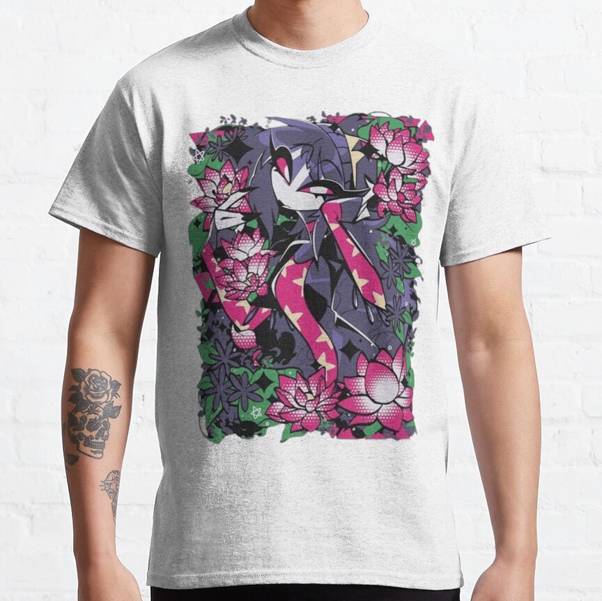 Helluva Boss Octavia Floral T-Shirt - Image 3