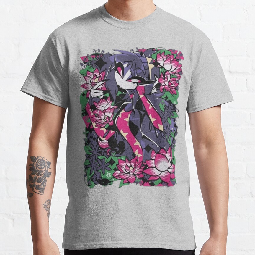 Helluva Boss Octavia Floral T-Shirt - Image 6