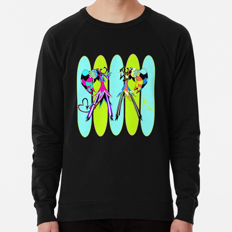 Fizzarolli Robo Fizz And Fizzarolli Blue Green Back Sweatshirt - Image 2