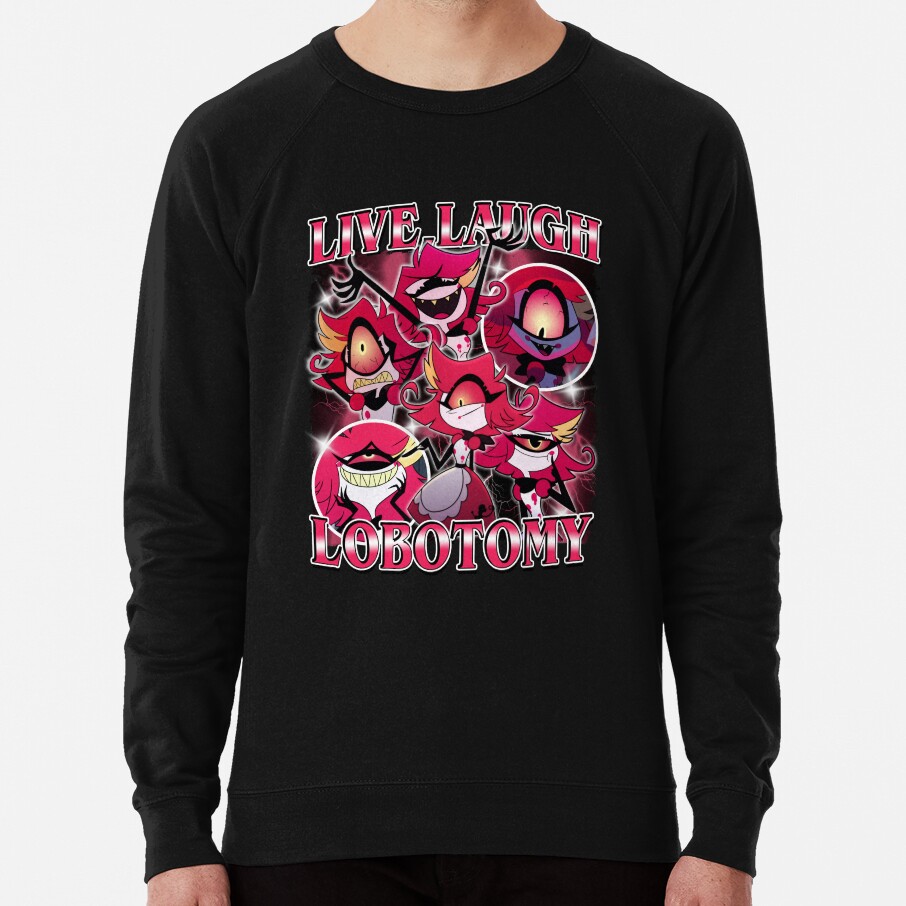 Lobotomy Nifty Hazbin Hotel Sweatshirt - Image 4