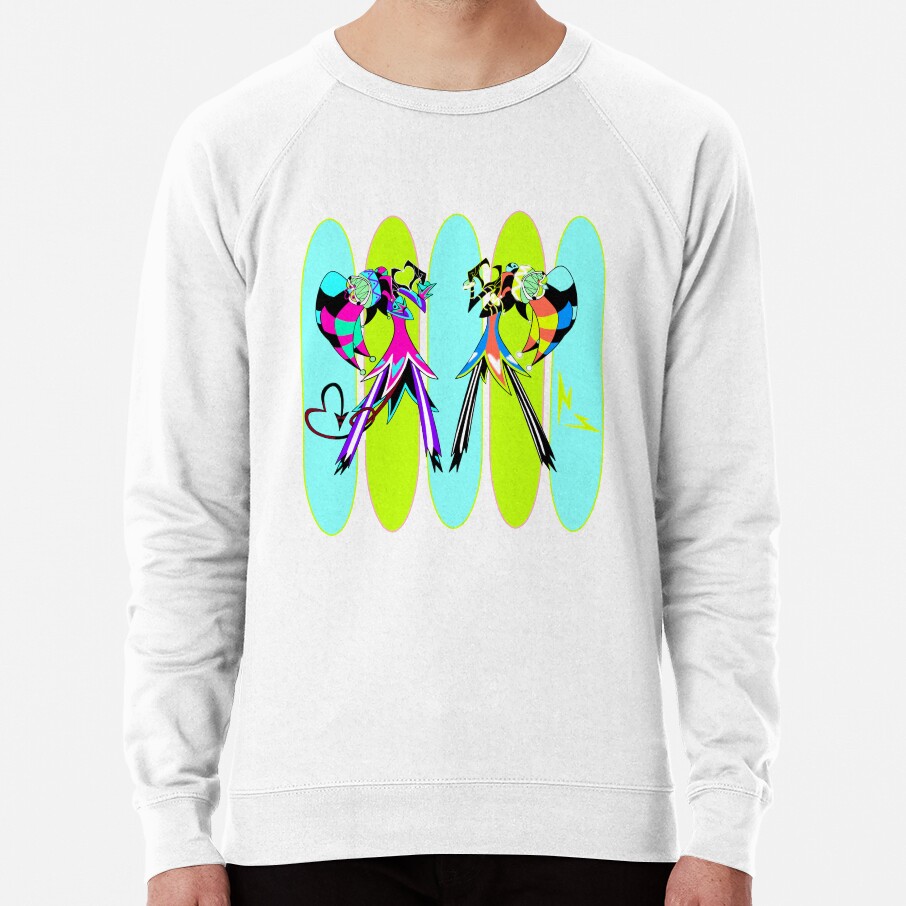 Fizzarolli Robo Fizz And Fizzarolli Blue Green Back Sweatshirt - Image 6