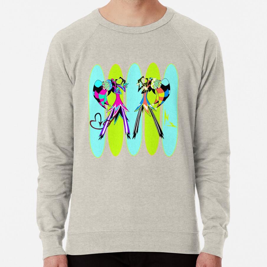 Fizzarolli Robo Fizz And Fizzarolli Blue Green Back Sweatshirt - Image 4