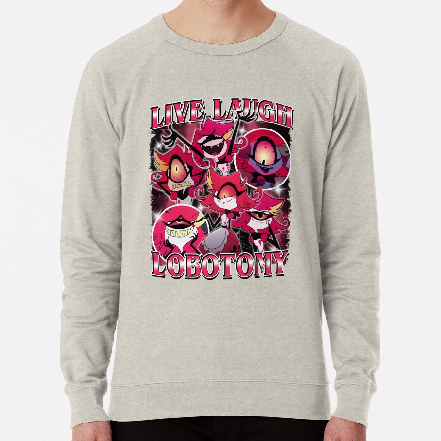 Lobotomy Nifty Hazbin Hotel Sweatshirt - Image 3